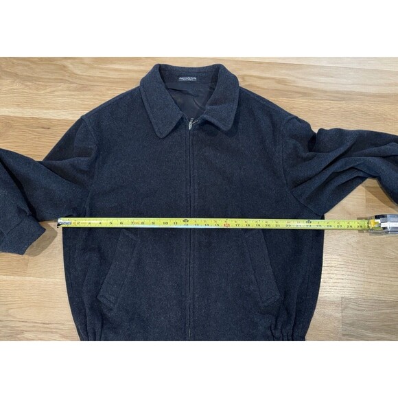 Men's Black Bomber Jacket - Picture 4 of 9